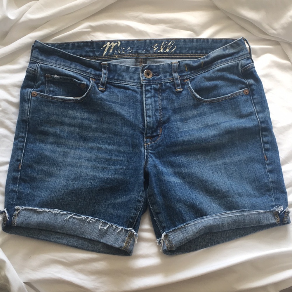 Madewell Cuffed Denim Shorts